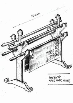Design Furnitures in sketch